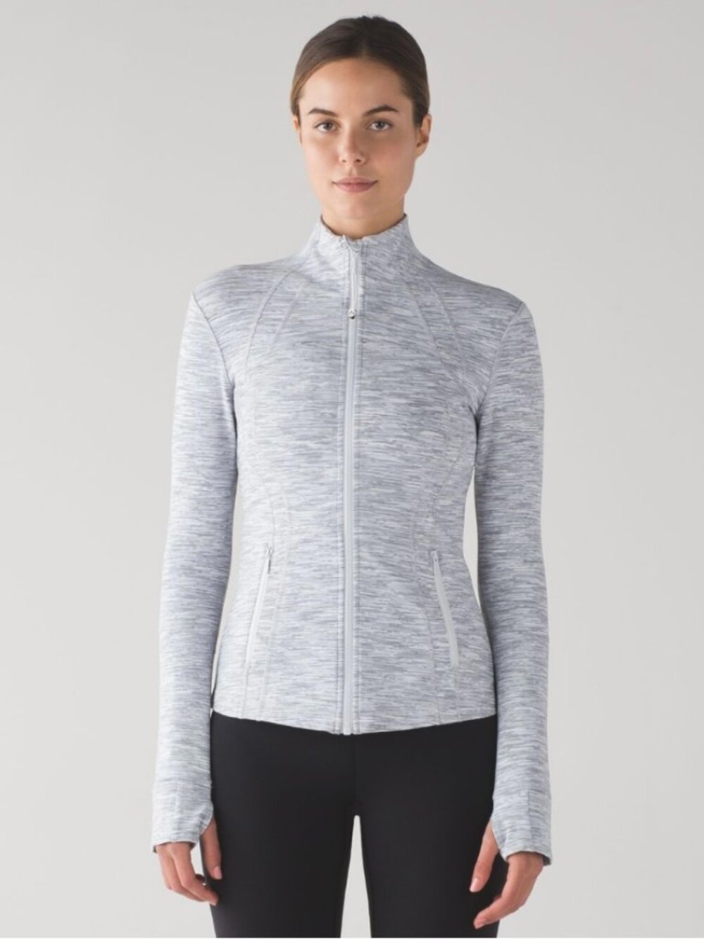 NWOT - Lululemon Define Jacket Wee Are From Space - Ice Grey Alpine White - Size